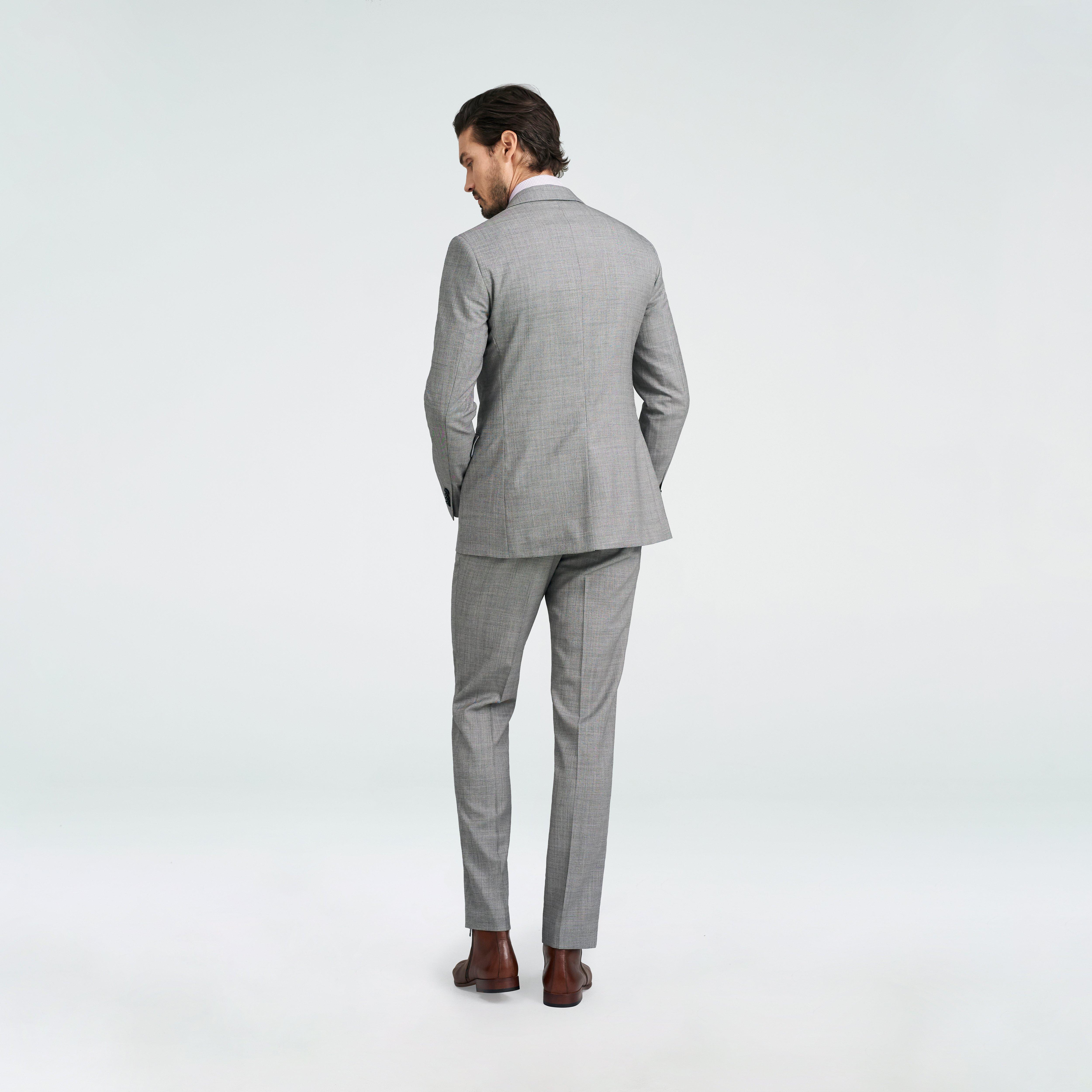 Hayle Sharkskin Light Gray Blazer