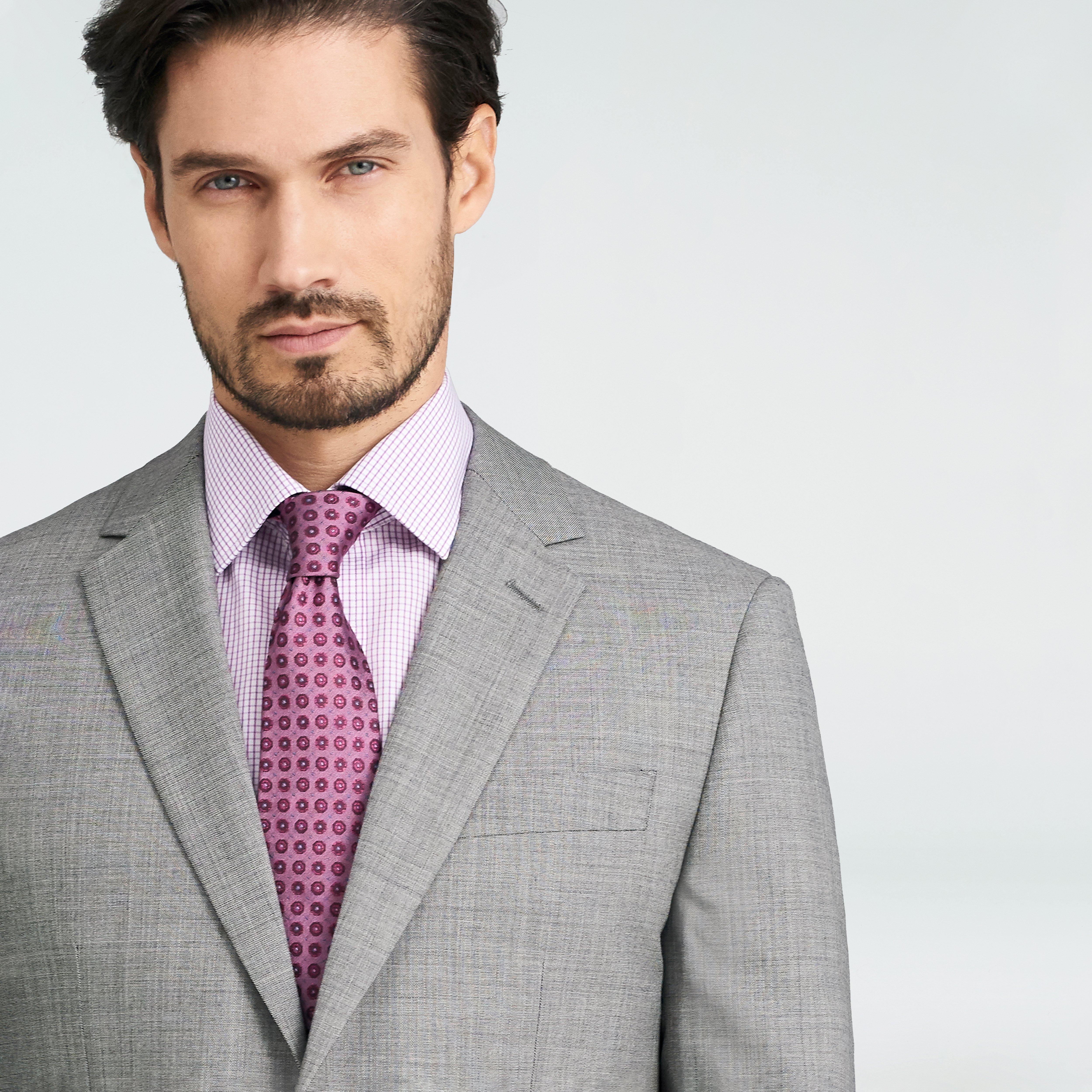 Hayle Sharkskin Light Gray Blazer 4 Hayle Sharkskin Light Gray Blazer