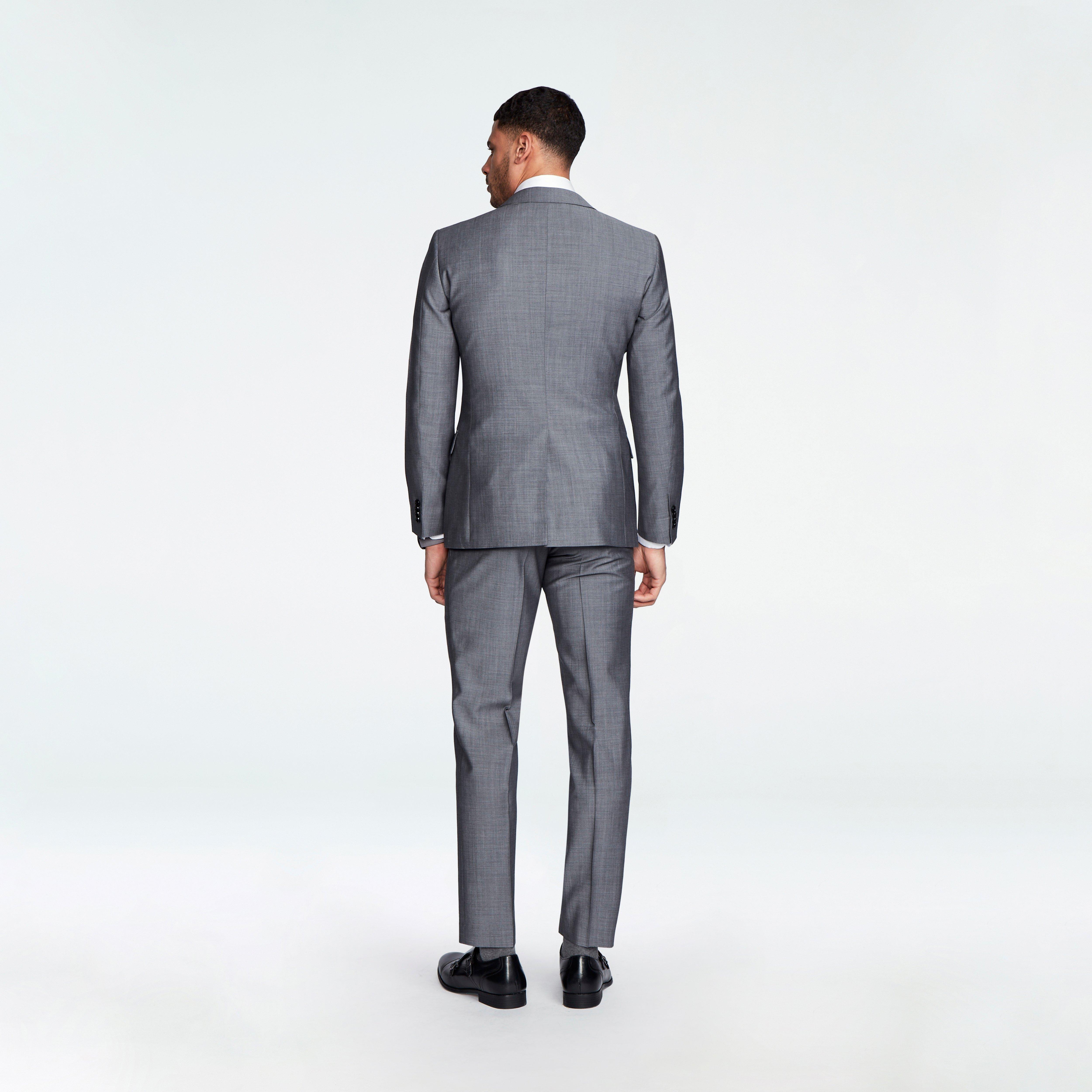 Hamilton Sharkskin Gray Suit 2 Hamilton Sharkskin Gray Suit