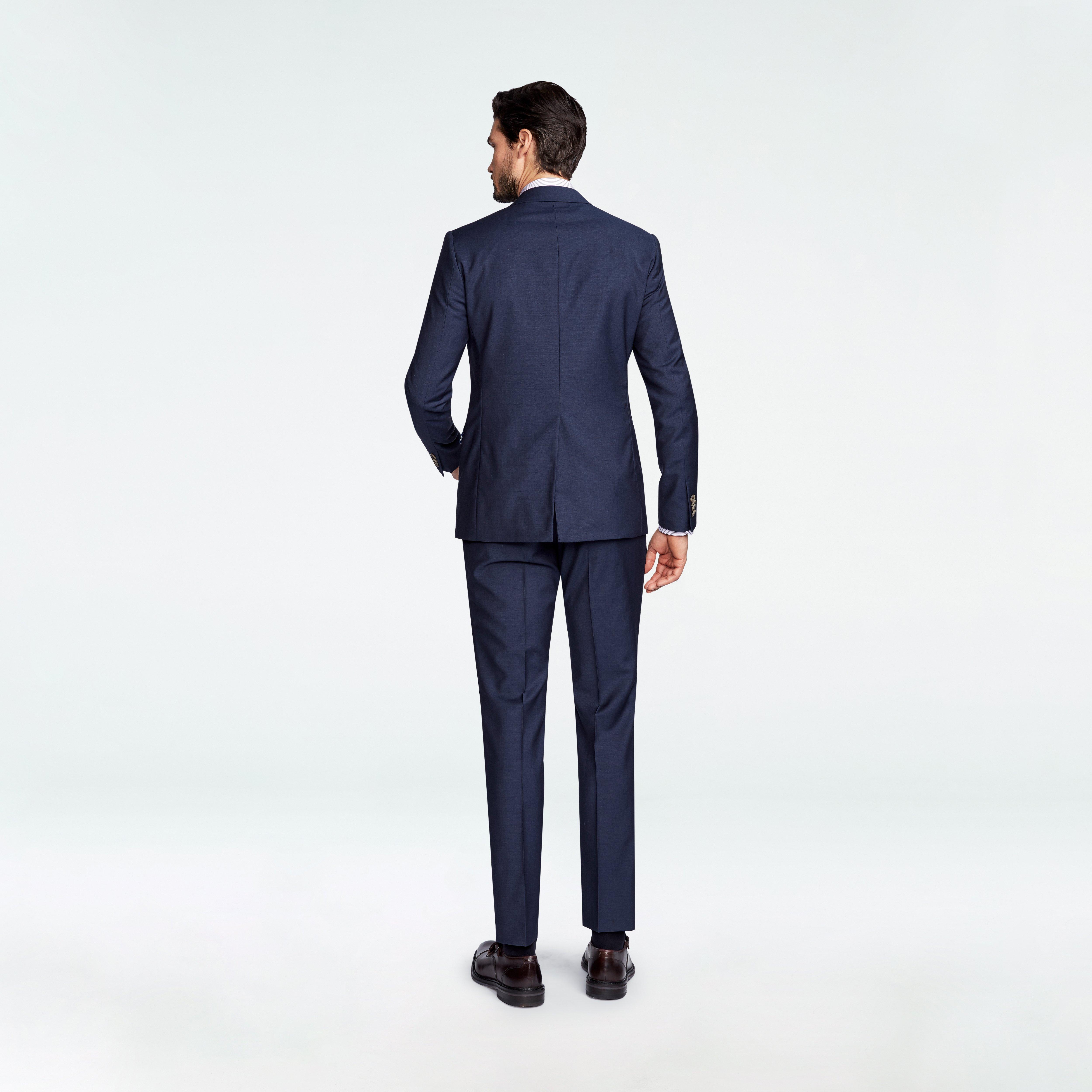 Hamilton Sharkskin Navy Suit 2 Hamilton Sharkskin Navy Suit