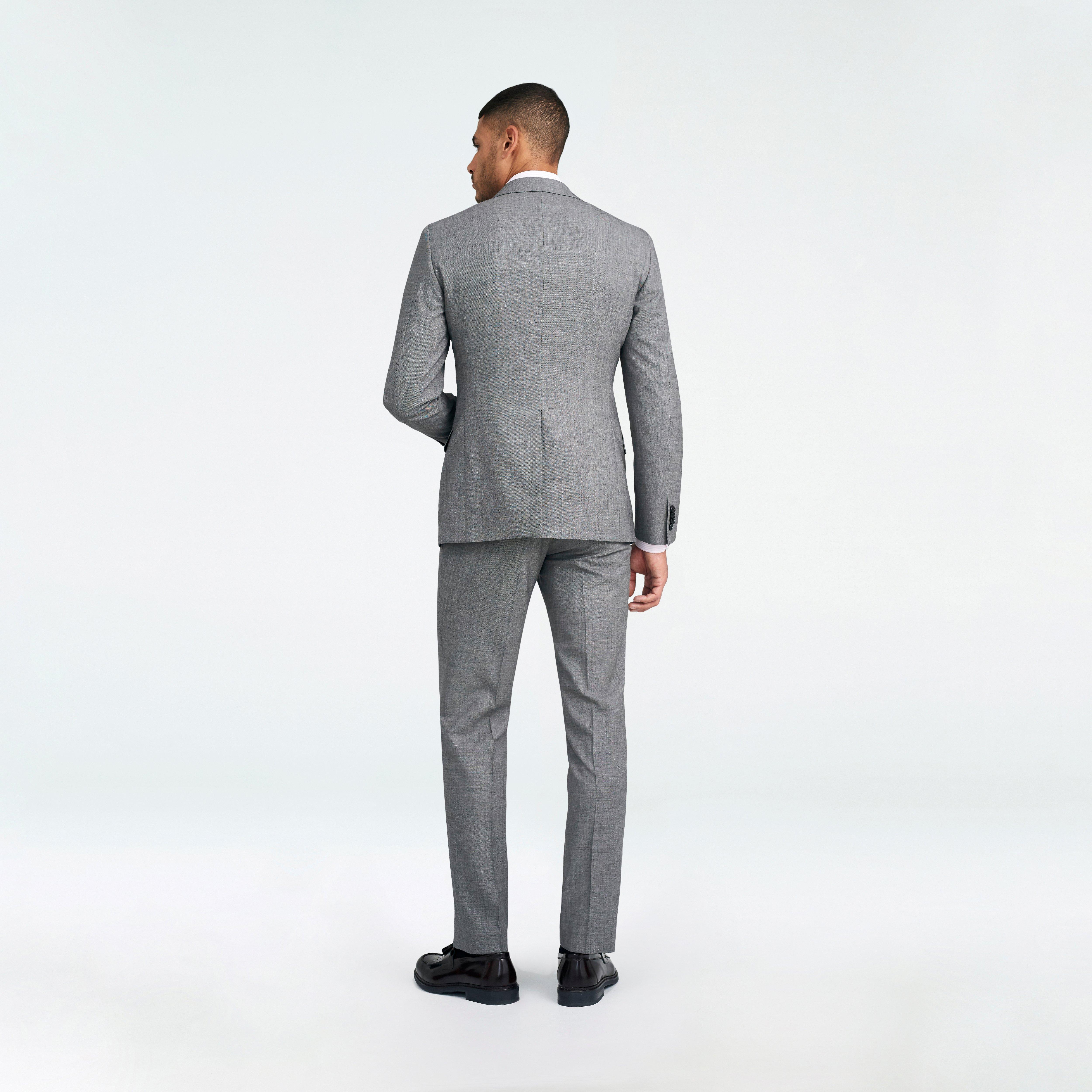 Hayle Sharkskin Gray Suit 2 Hayle Sharkskin Gray Suit