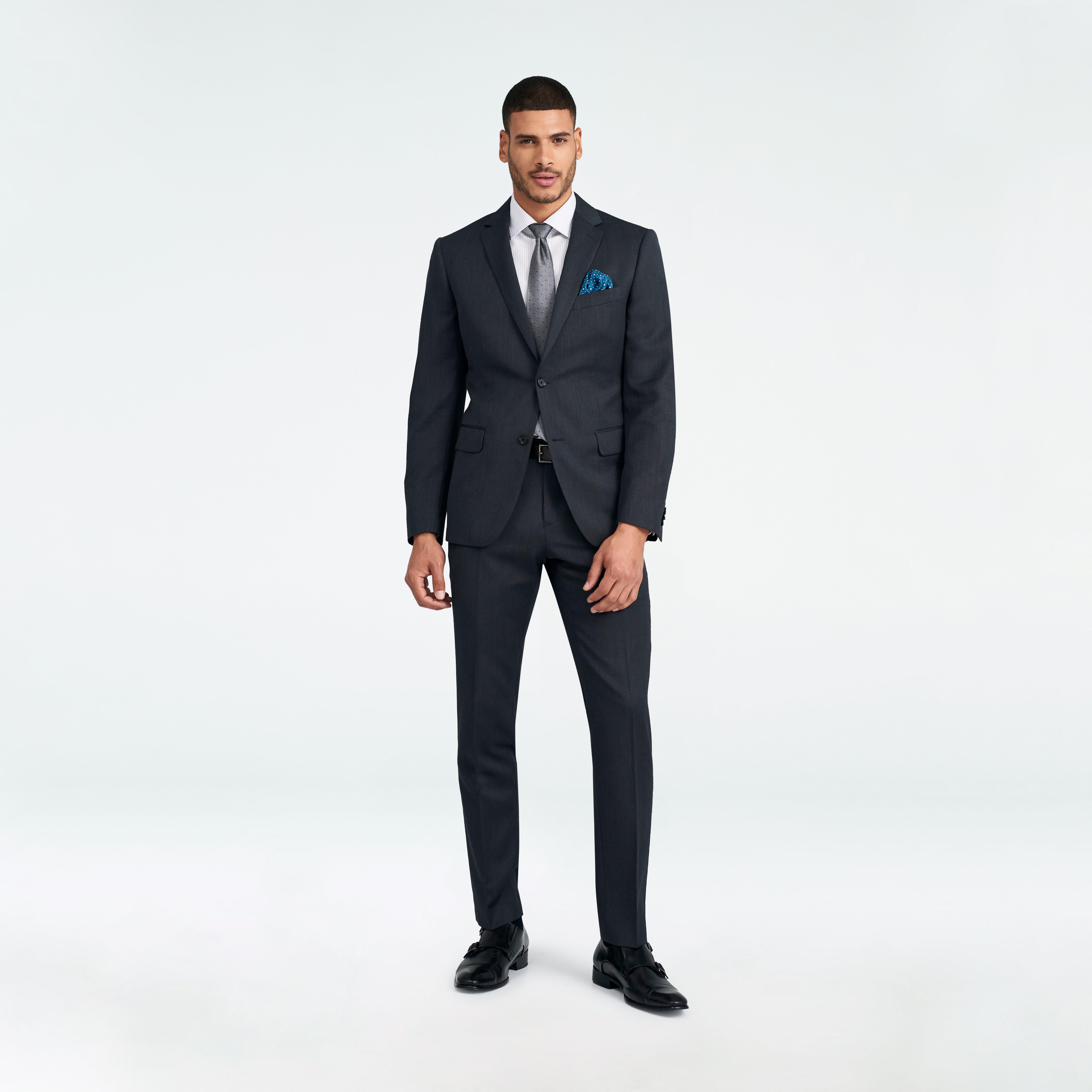 Hereford Cavalry Twill Charcoal Blazer