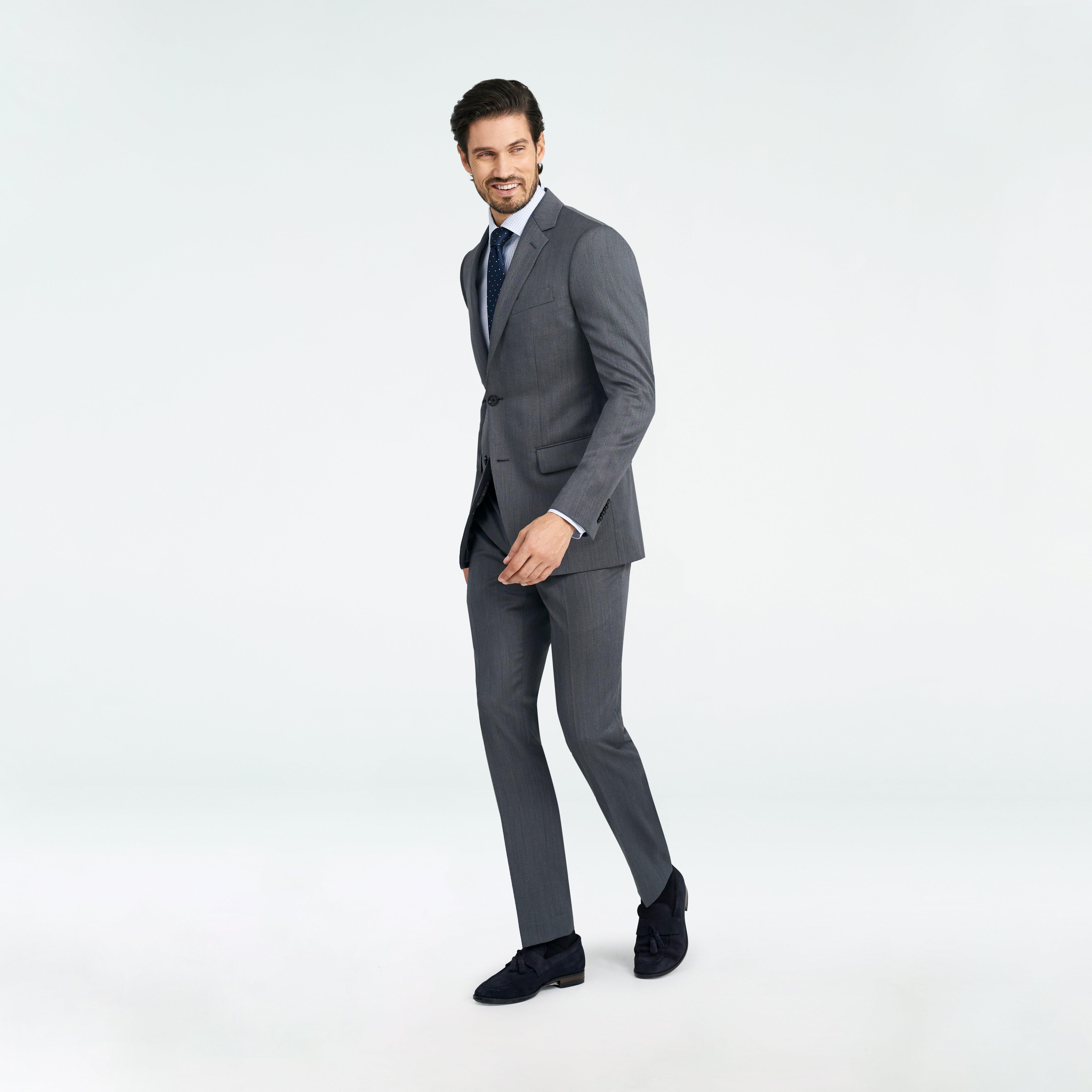 Hereford Cavalry Twill Gray Blazer
