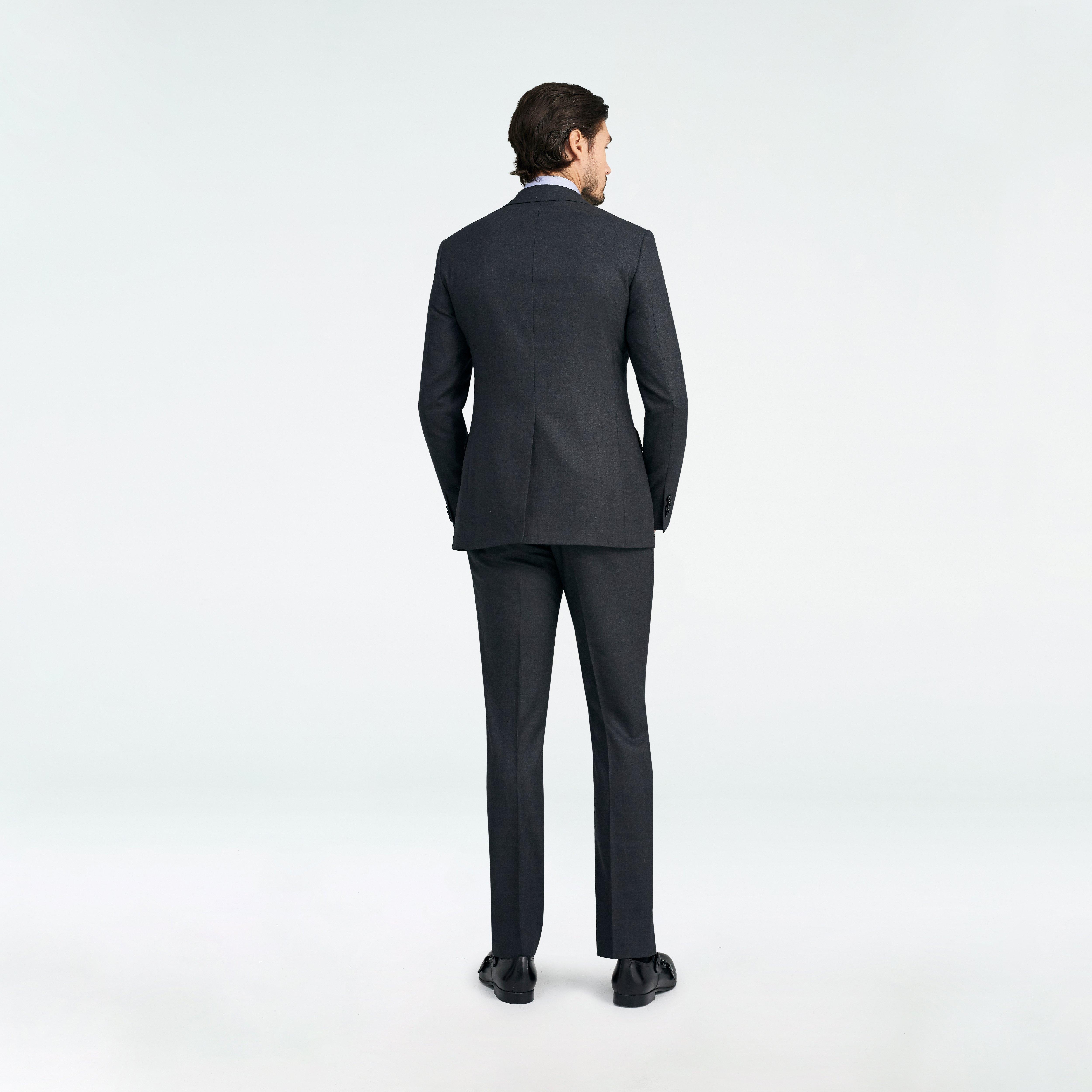Hayward Flannel Charcoal Suit 2 Hayward Flannel Charcoal Suit