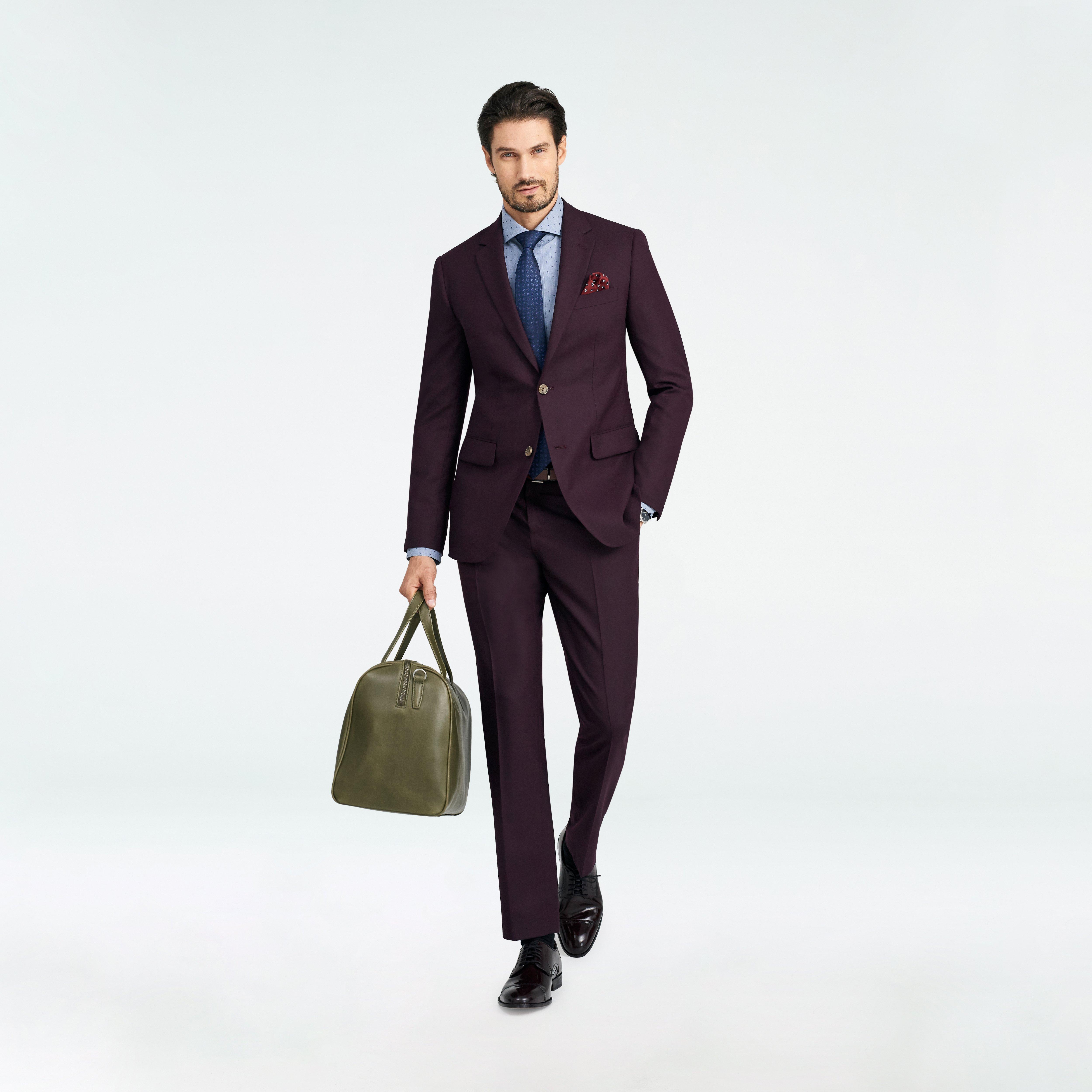 Hayward Flannel Burgundy Blazer