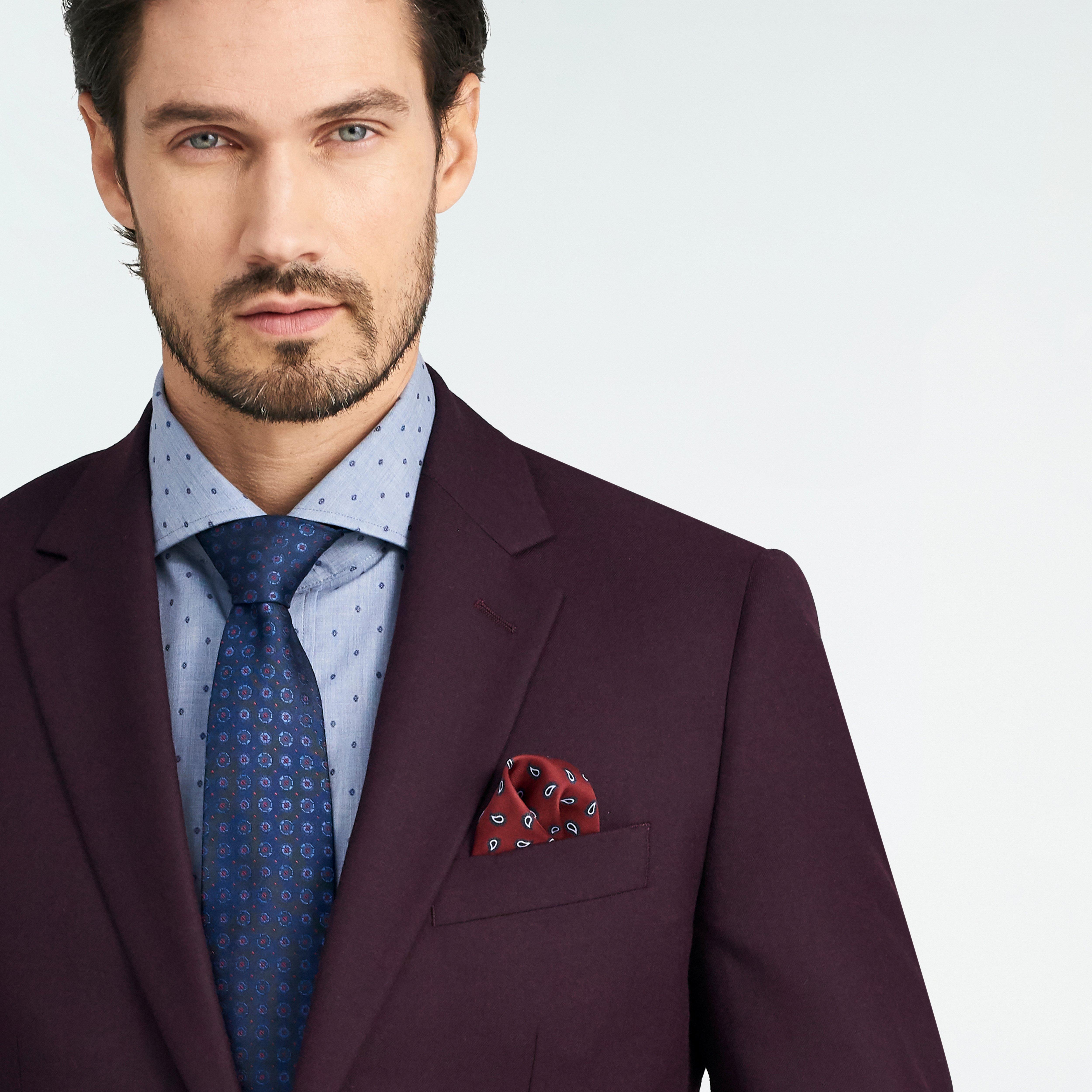 Hayward Flannel Burgundy Blazer