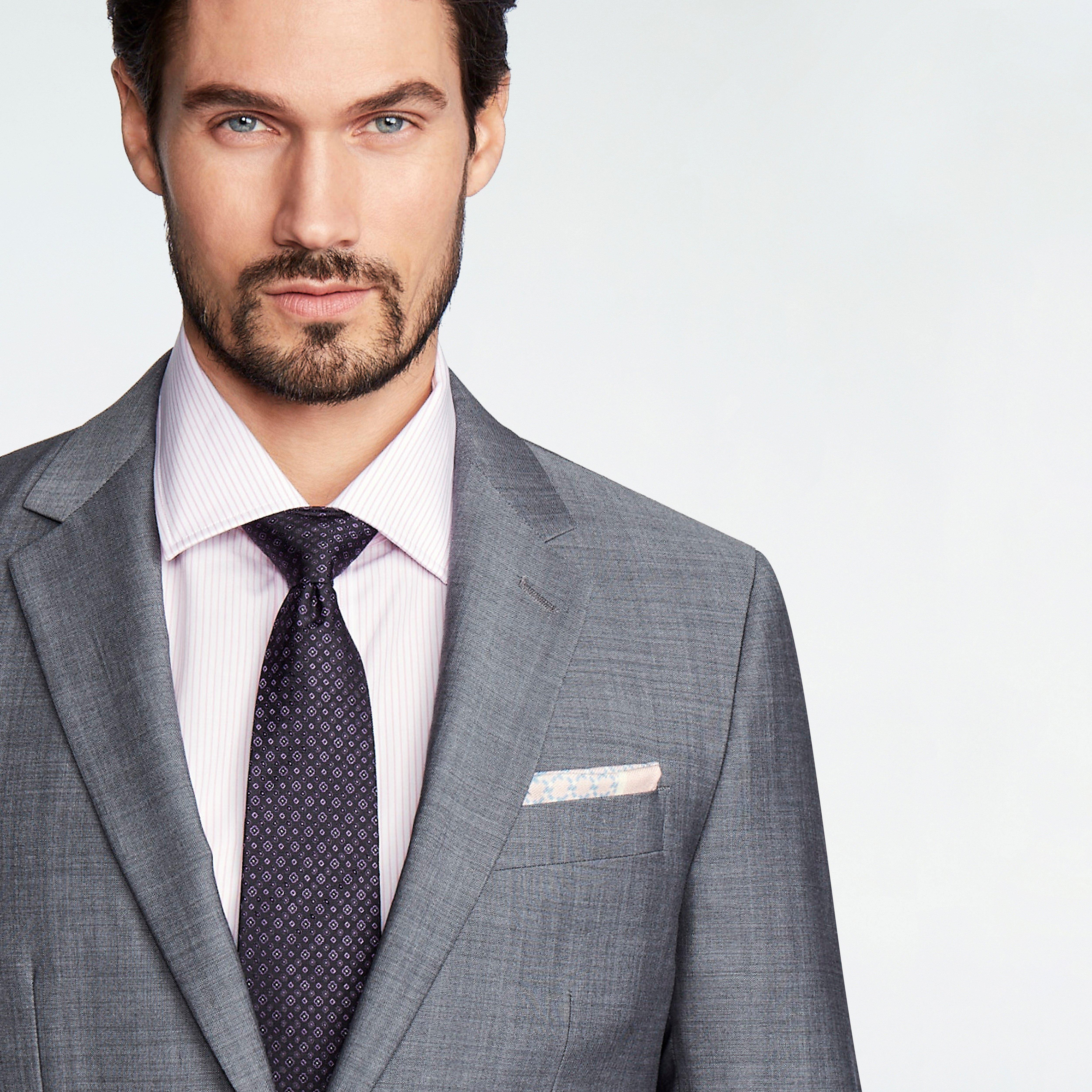 Hamilton Sharkskin Light Gray Blazer 6 Hamilton Sharkskin Light Gray Blazer