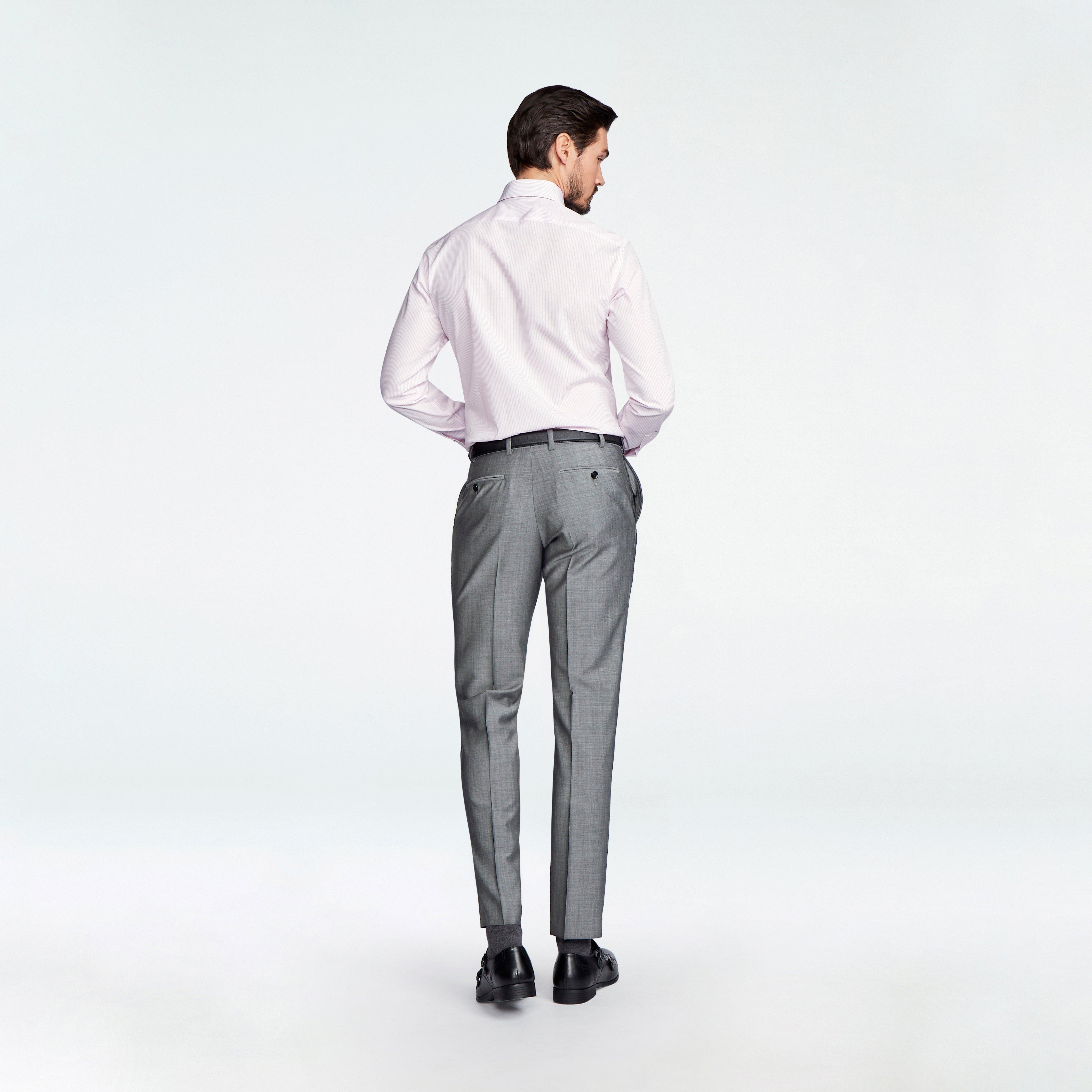Hamilton Sharkskin Light Gray Pants
