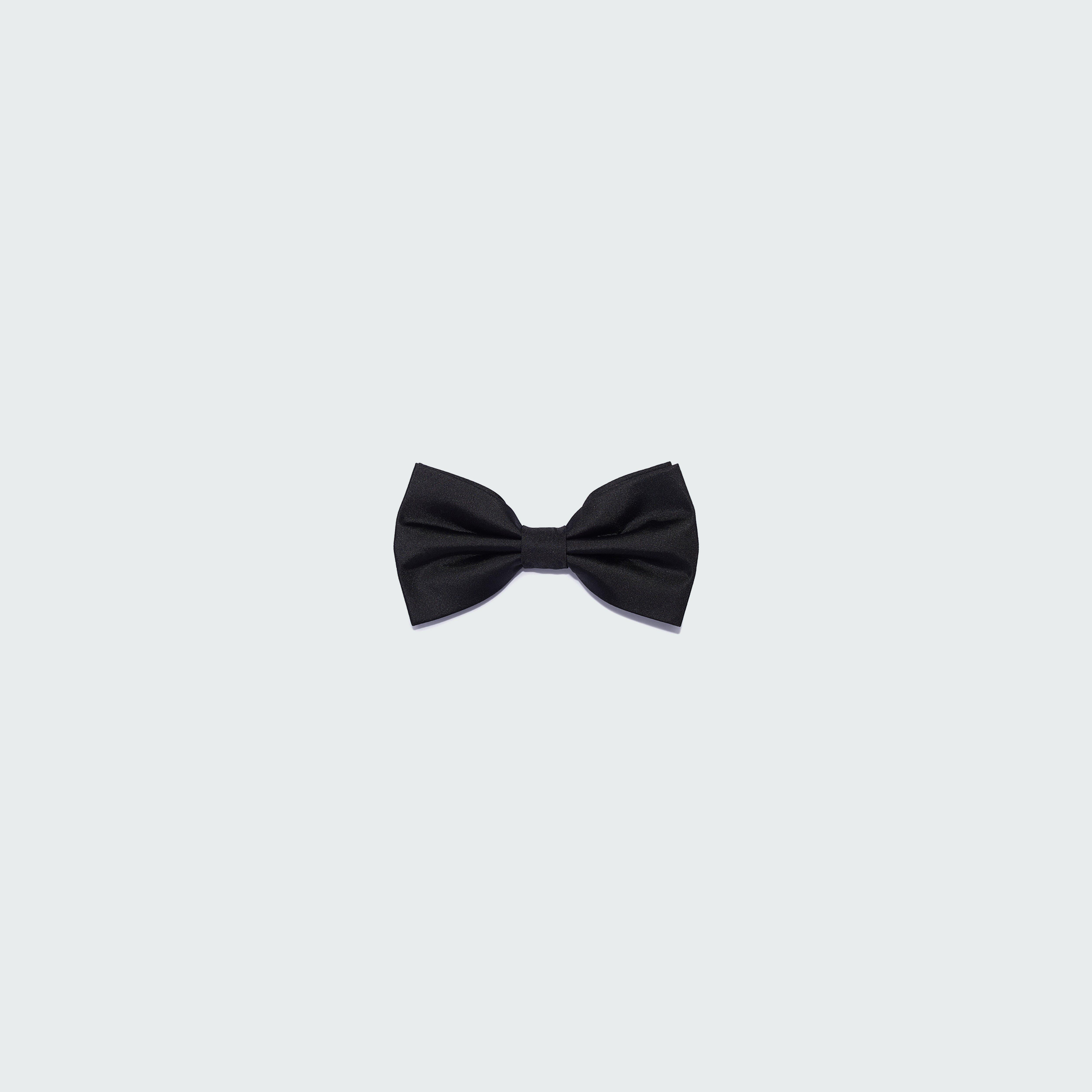 Black Silk Bow Tie