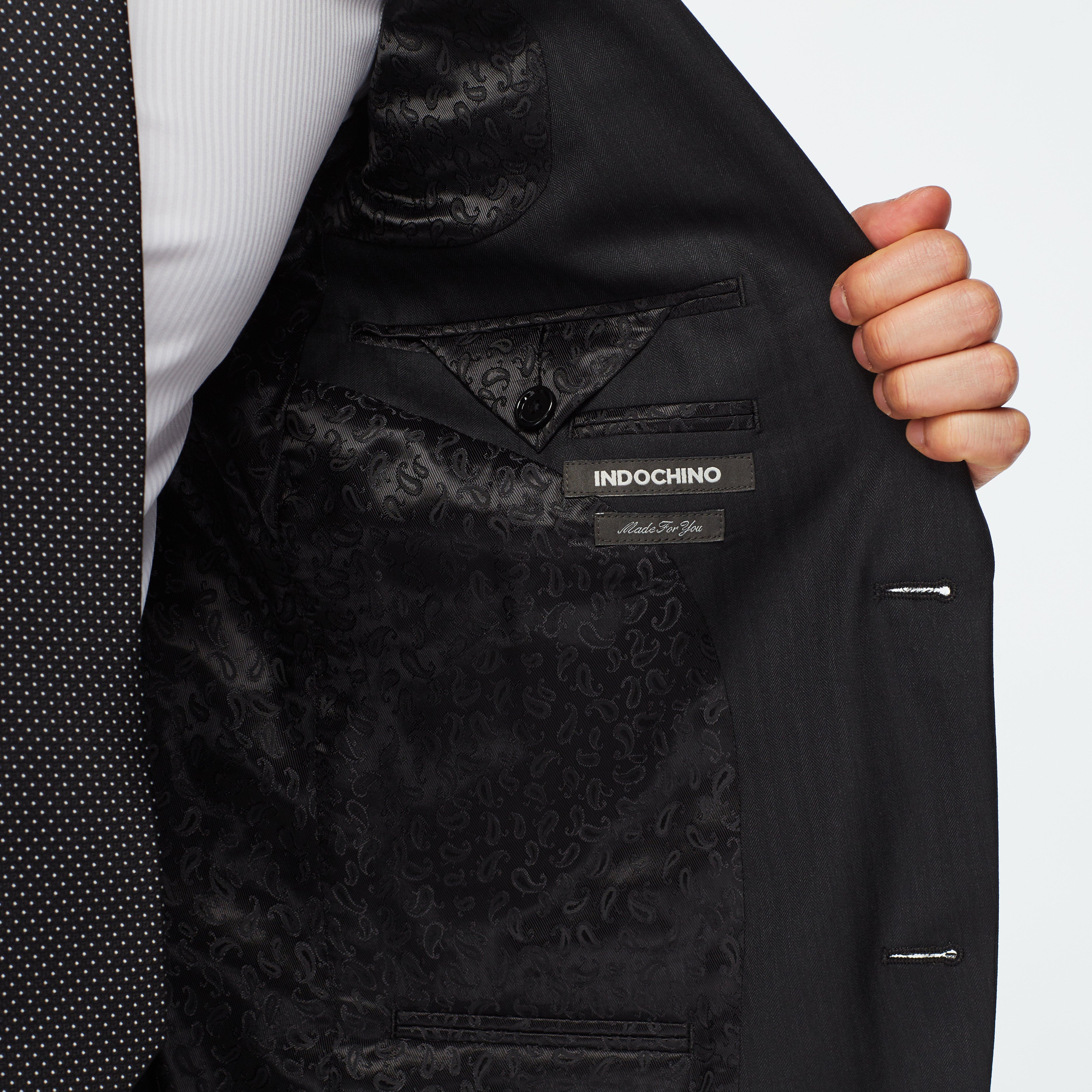 Highbridge Herringbone Black Blazer