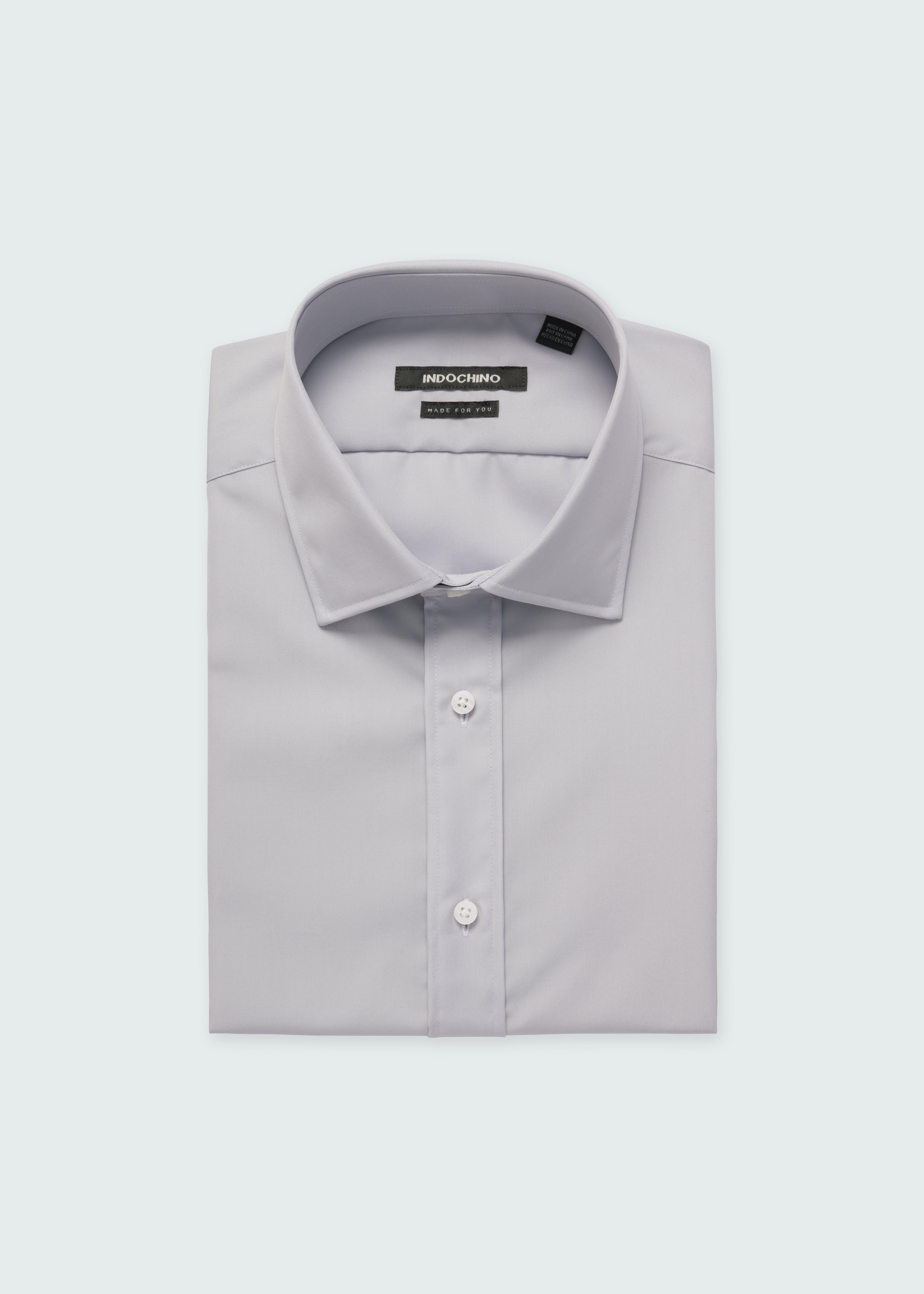 Helston Anti-Wrinkle Gray Shirt