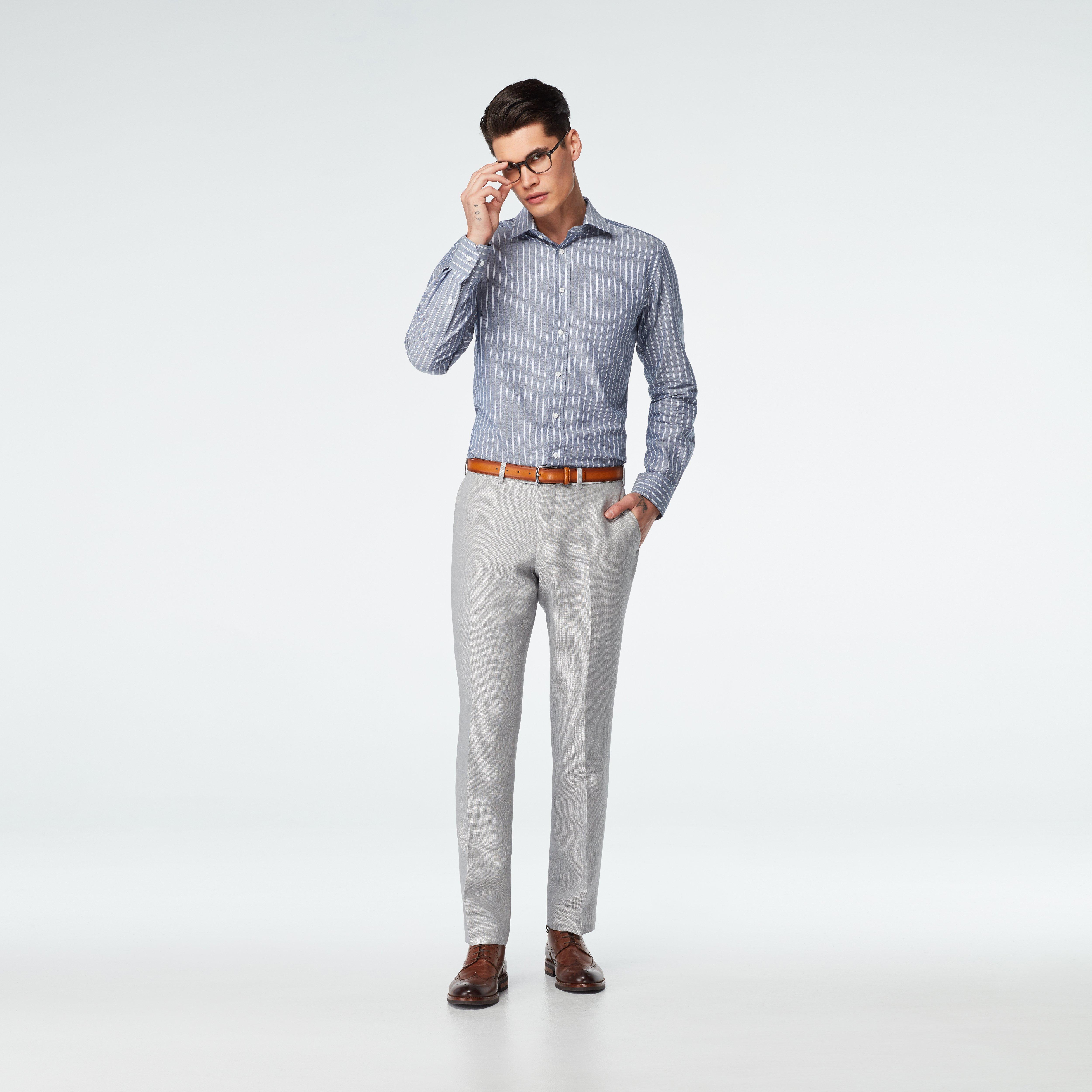 Sailsbury Linen Gray Suit 3 Sailsbury Linen Gray Suit