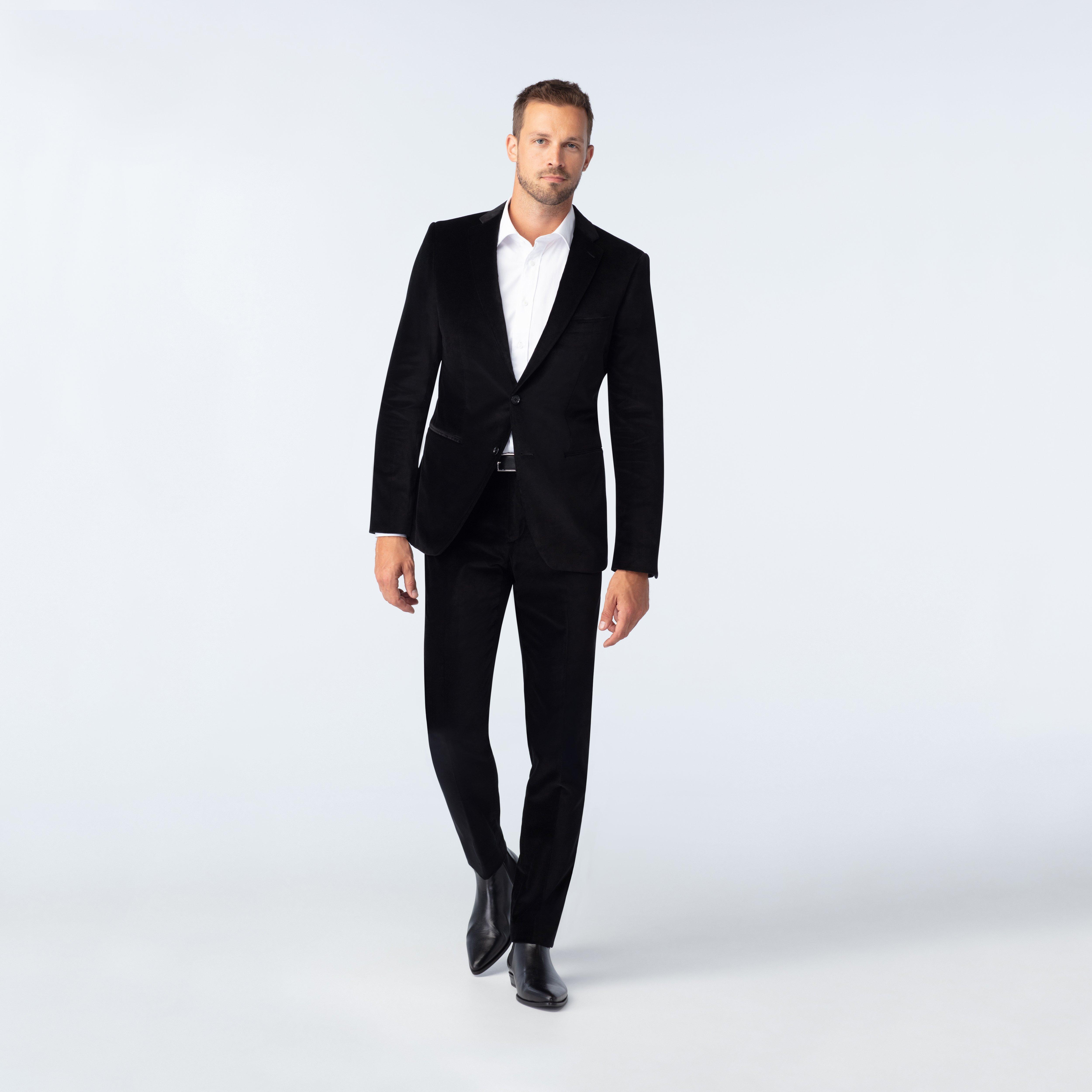 Harford Velvet Black Blazer 1 Harford Velvet Black Blazer