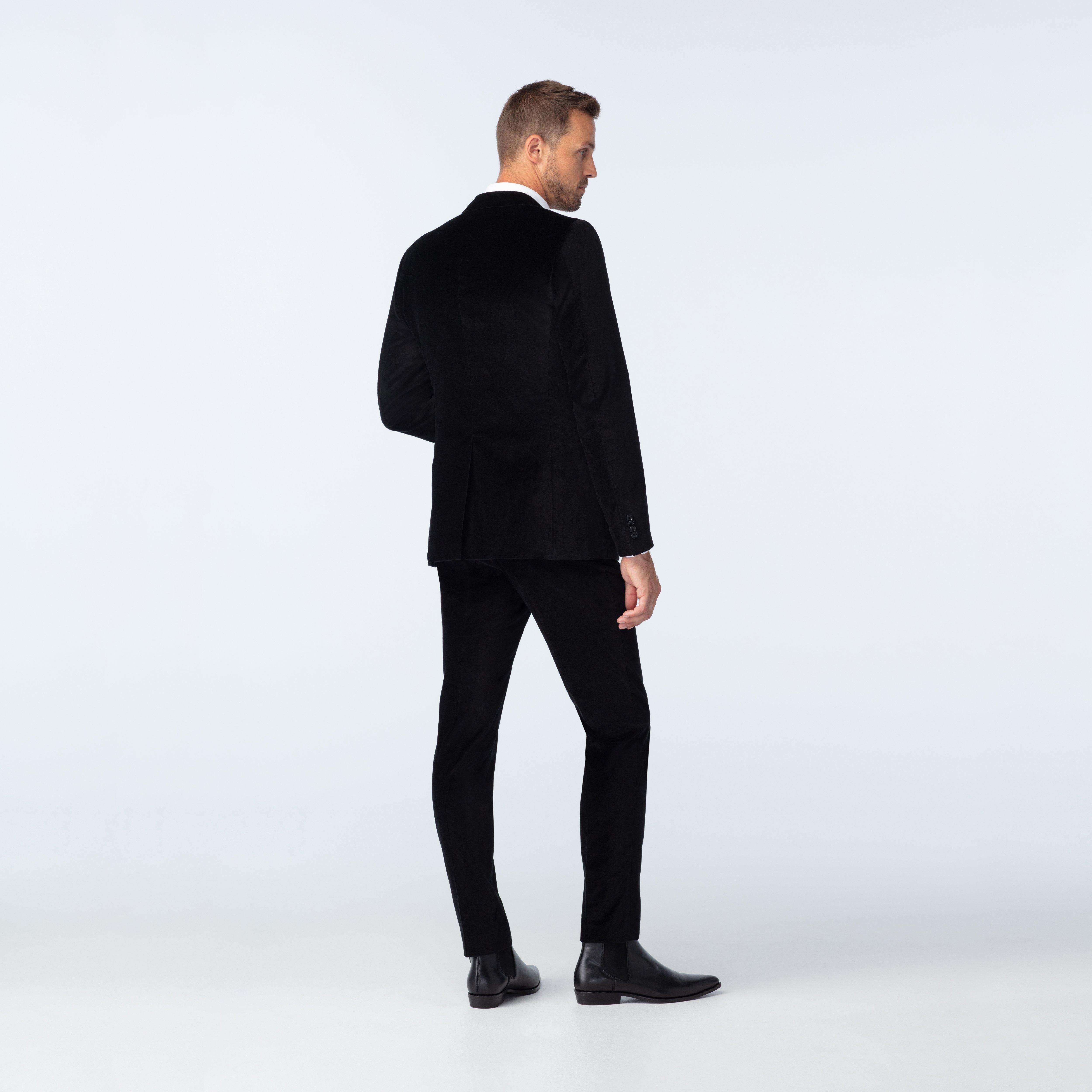 Harford Velvet Black Blazer 2 Harford Velvet Black Blazer