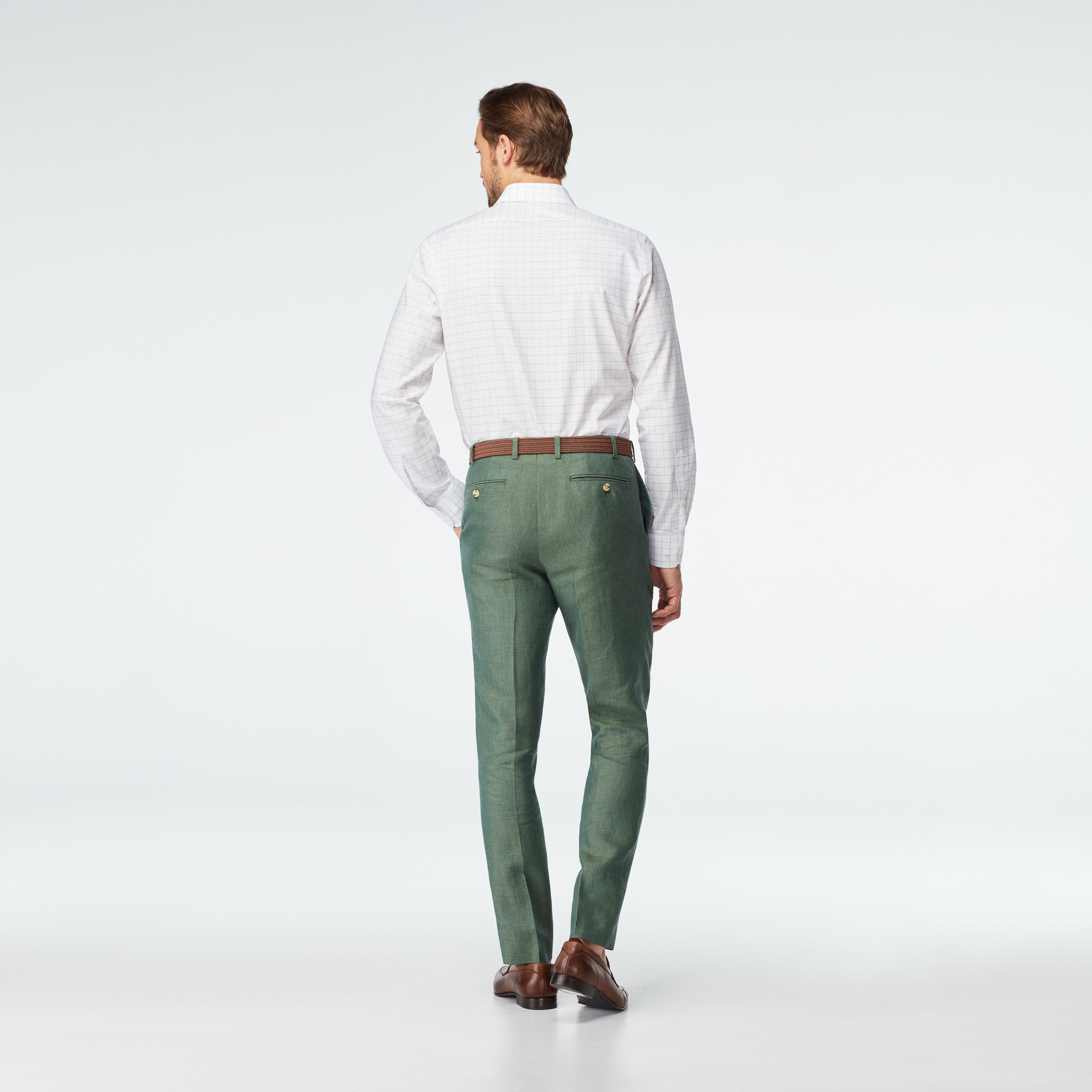 Sailsbury Linen Green Pants