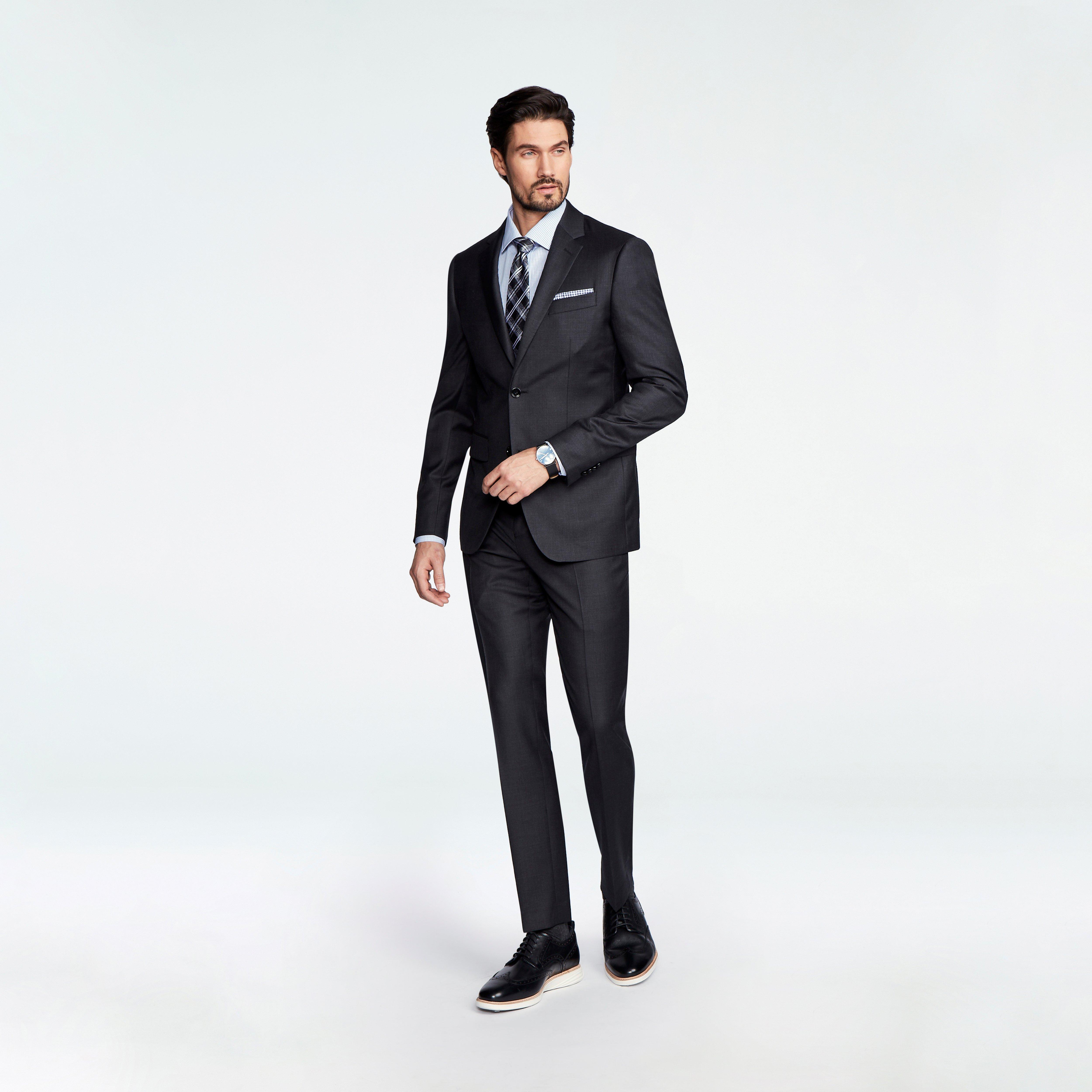 Hemsworth Charcoal Blazer 1 Hemsworth Charcoal Blazer