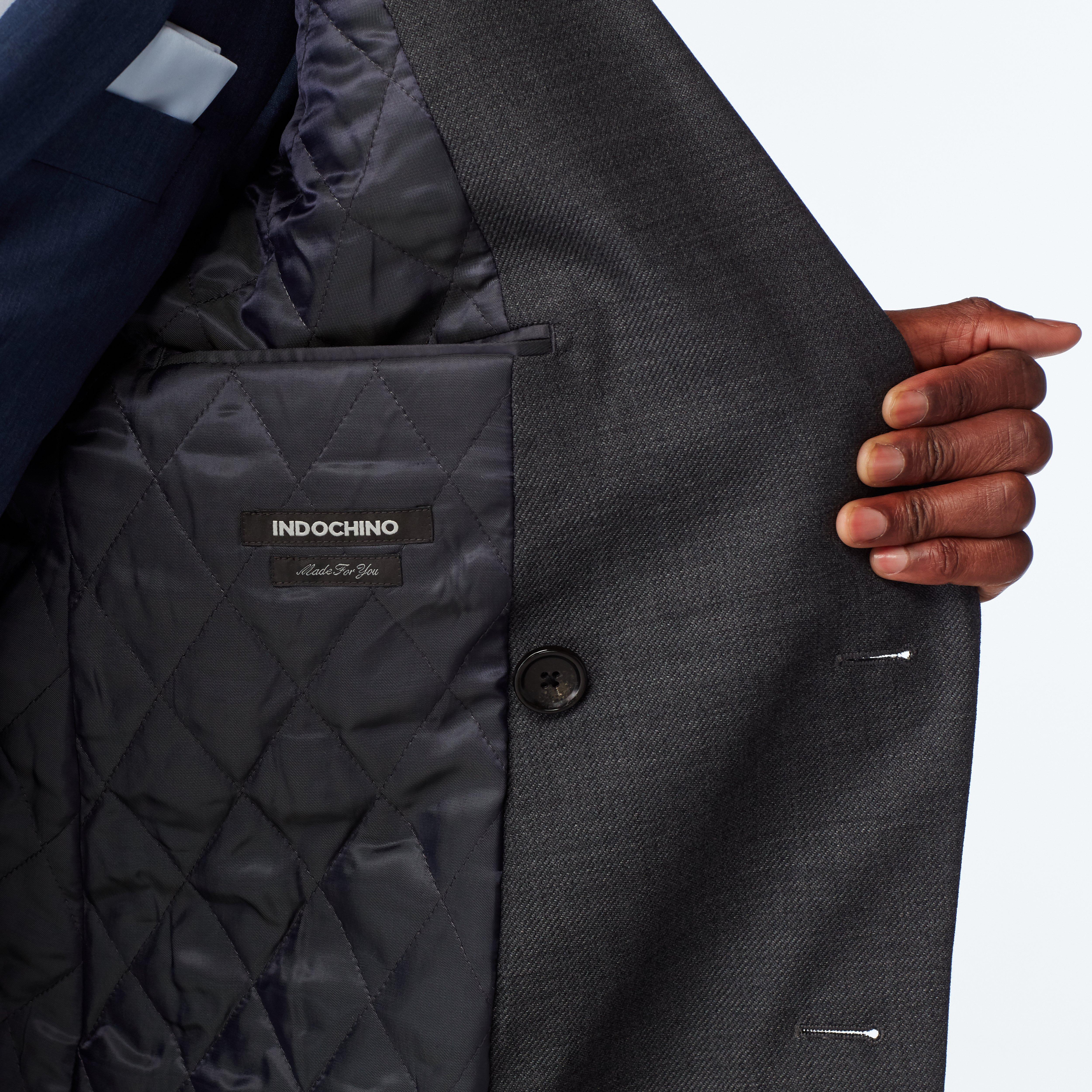 Hatton Twill Gray Quilted Overcoat 3 Hatton Twill Gray Quilted Overcoat