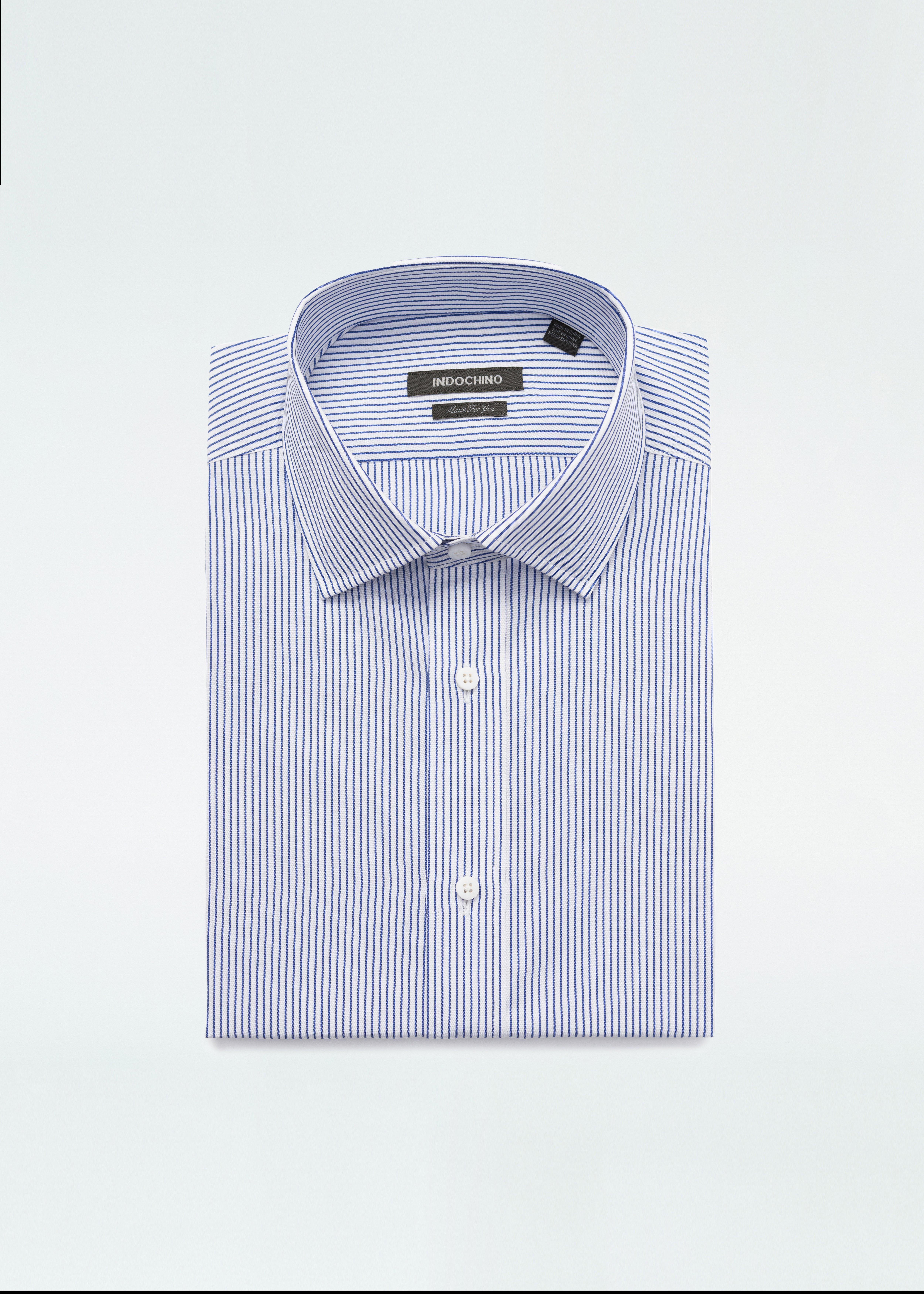 Harrow Stripe Navy Shirt 2 Harrow Stripe Navy Shirt